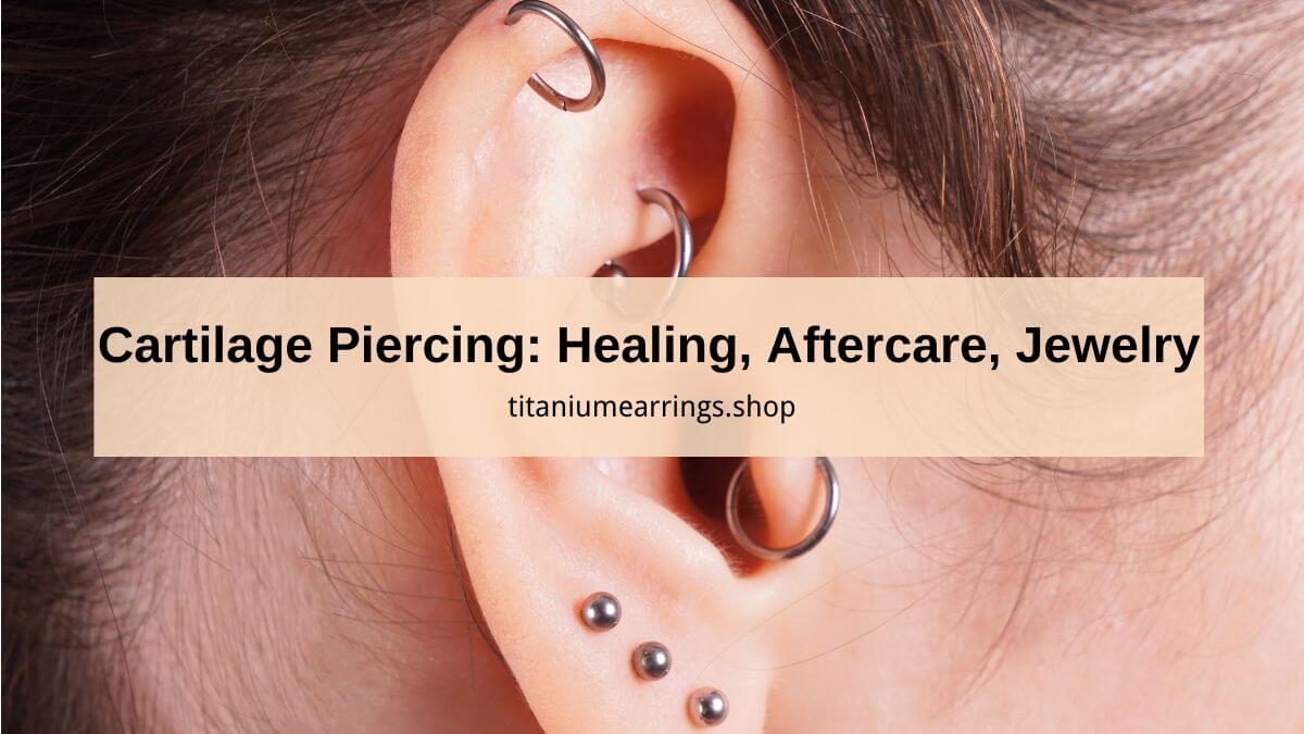 Cartilage Piercing Healing Aftercare Jewelry