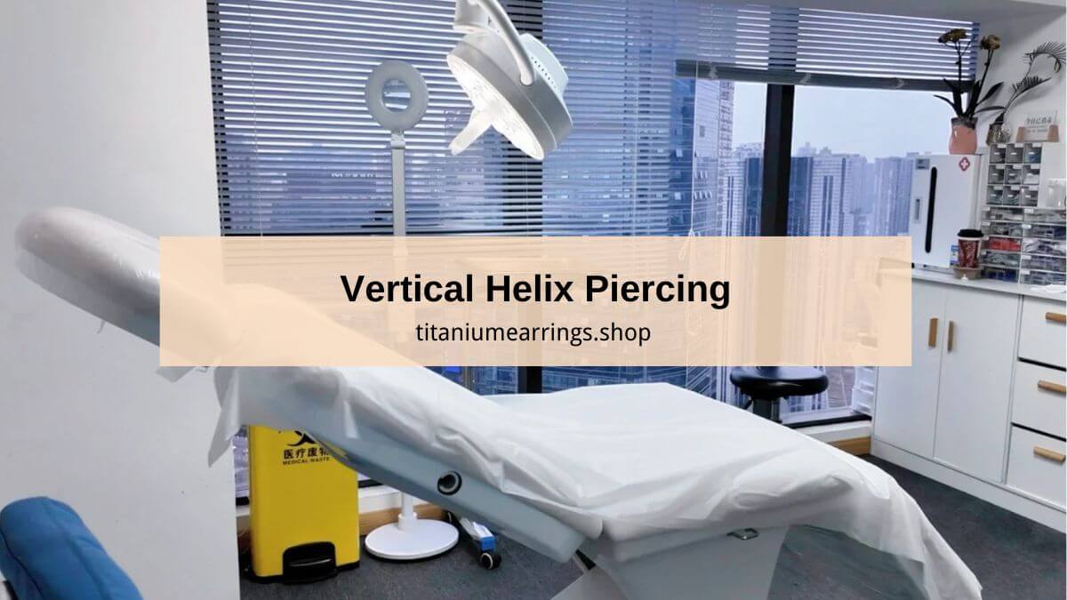 Vertical Helix Piercing