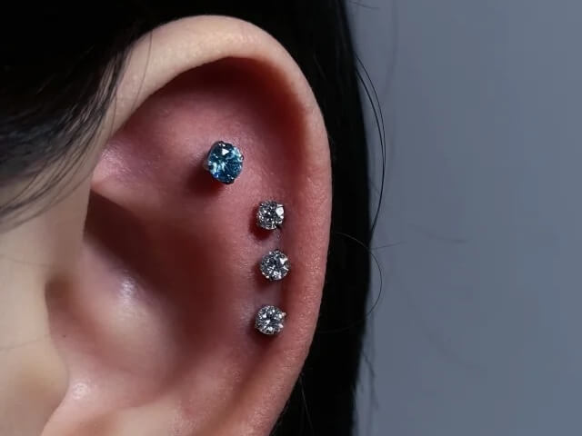 flat piercing vs helix