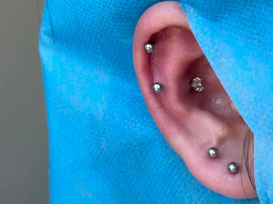 how to do helix piercing
